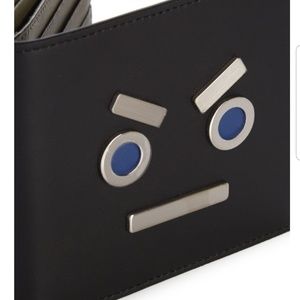 USED authentic Fendi No Words Billfold